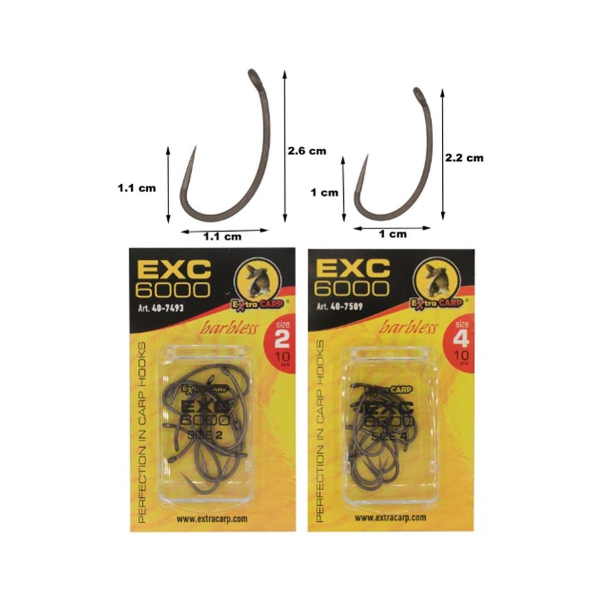 Hooks Exc 6000 No:2 (10pcs)