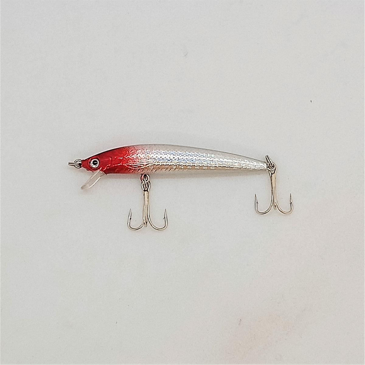 İkado 7 cm 5 gr Sahte Balık Silver Red Head
