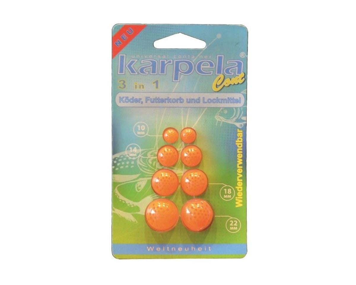 Karpela Turuncu Yuvarlak Delikli Yem Tüpü 4 Lü Set