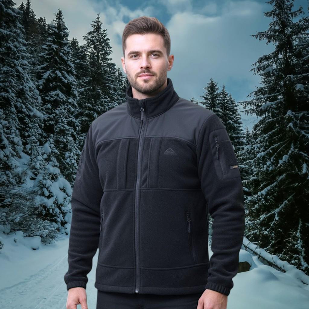 Korumalı Tactical Polar Mont - Siyah