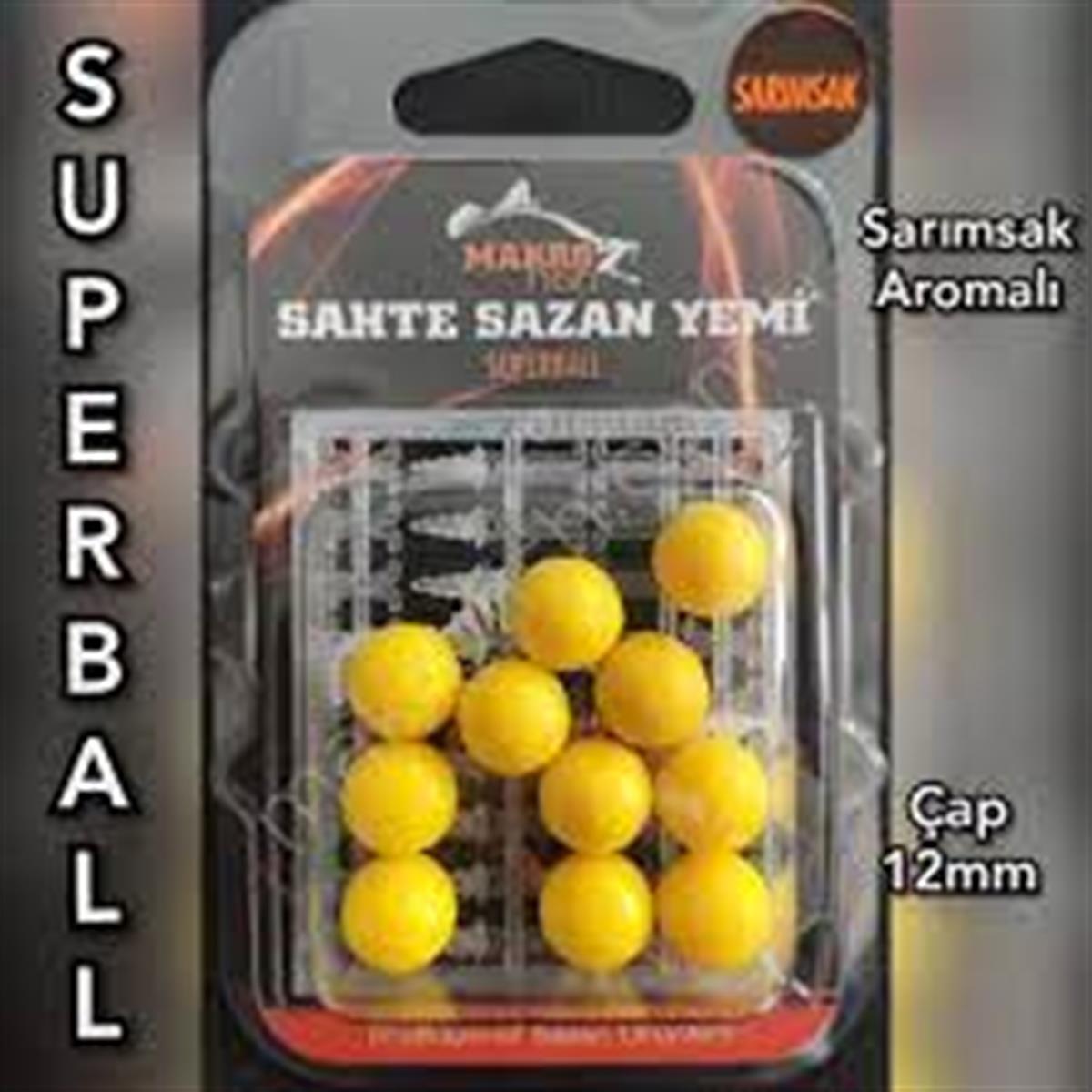 Makro Fish Superball Sahte Sazan Yemi Sarımsak/Sar
