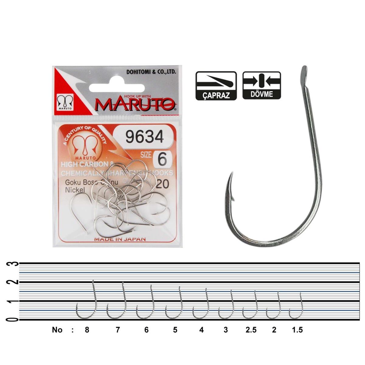 Maruto 9634 Beyaz İğne No:4 10 Lu Paket