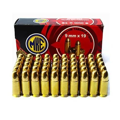 Mermi 9x19mm (para) Mkek tabanca fişeği-0001