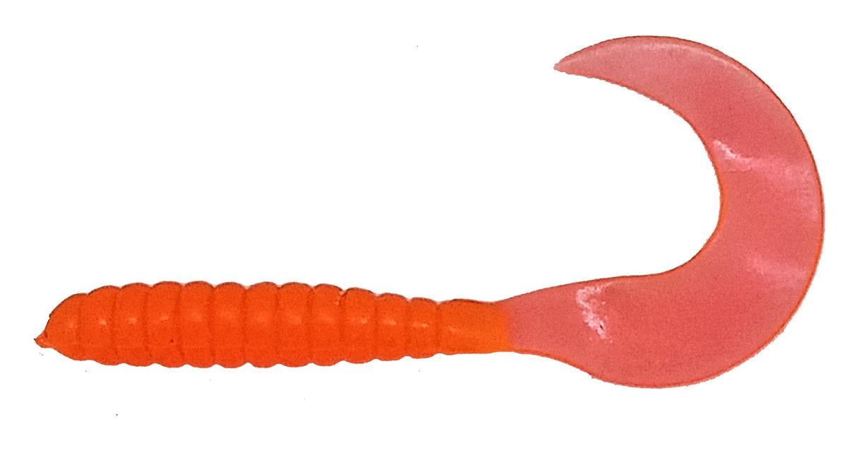 Mister Twister10 cm Neon Turuncu Silikon Kurtcuk