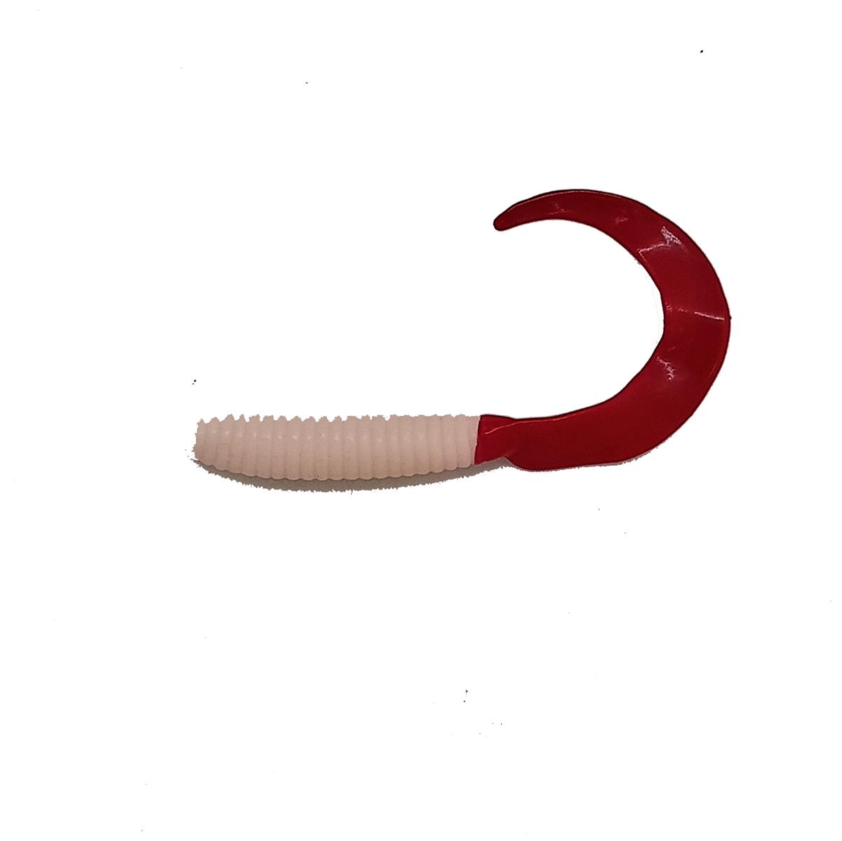 Mr. Twister 10 cm Kırmızı Orak Kuyruk Silikon Yem