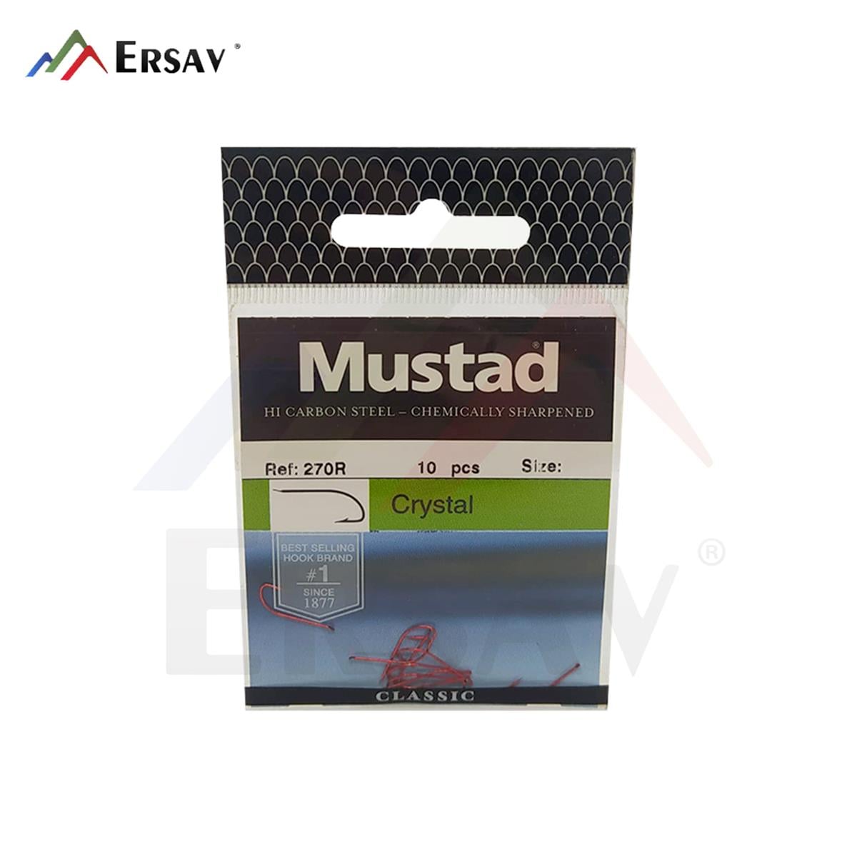 Mustad 270R Crystal İğne No:10