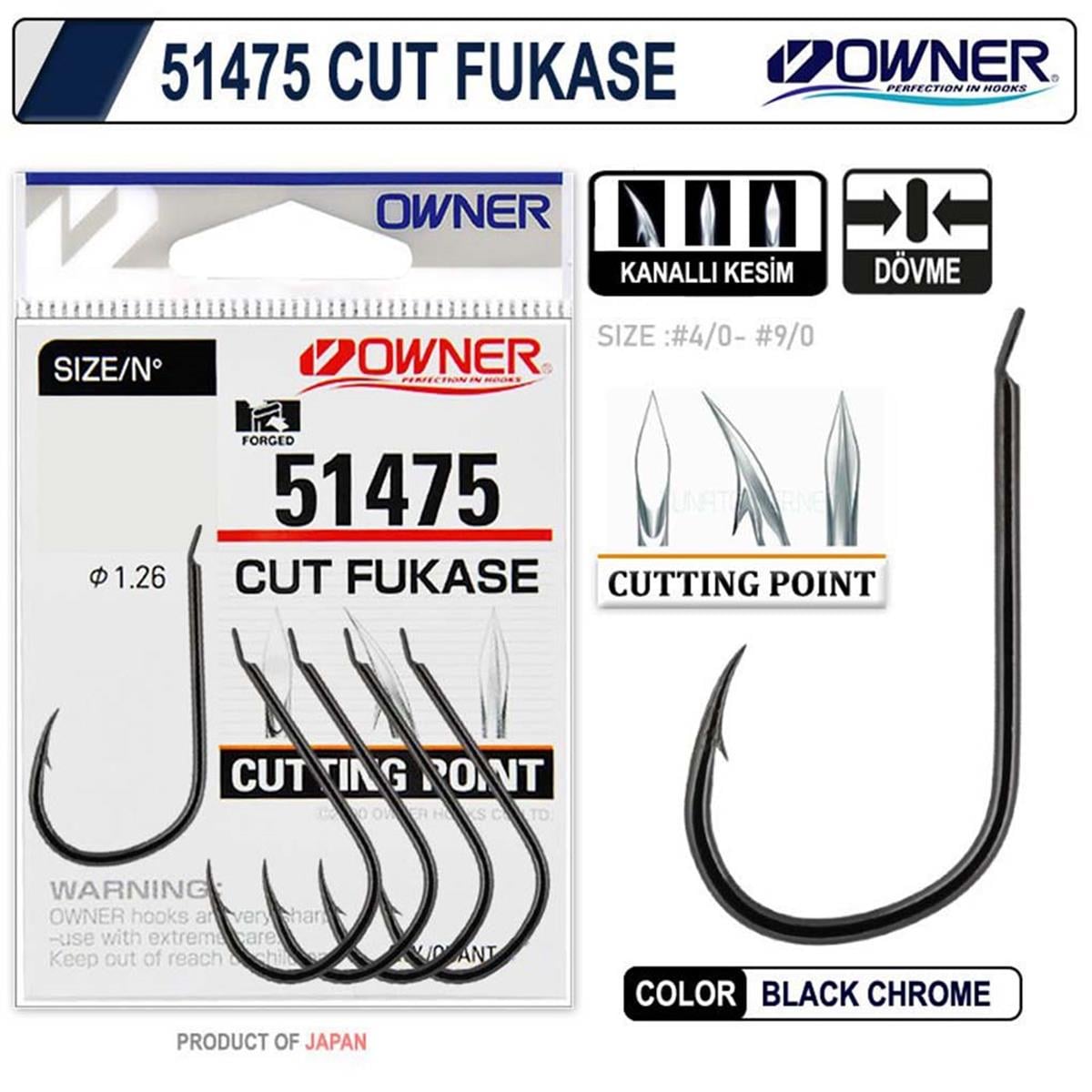 Owner 51475 Cut Fukase İğne 7 Li Paket No:4/0