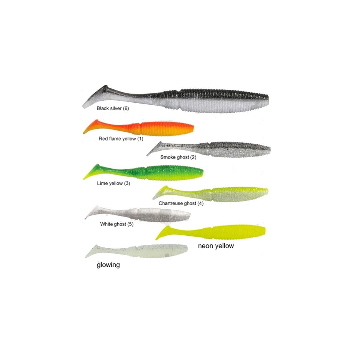 Rapture Xciter Shad 9 cm Silikon Balık C:White Ghost