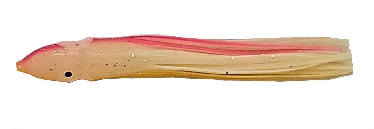 Remixon 90mm Simli Pembe Sarı Çizgili Ahtapot