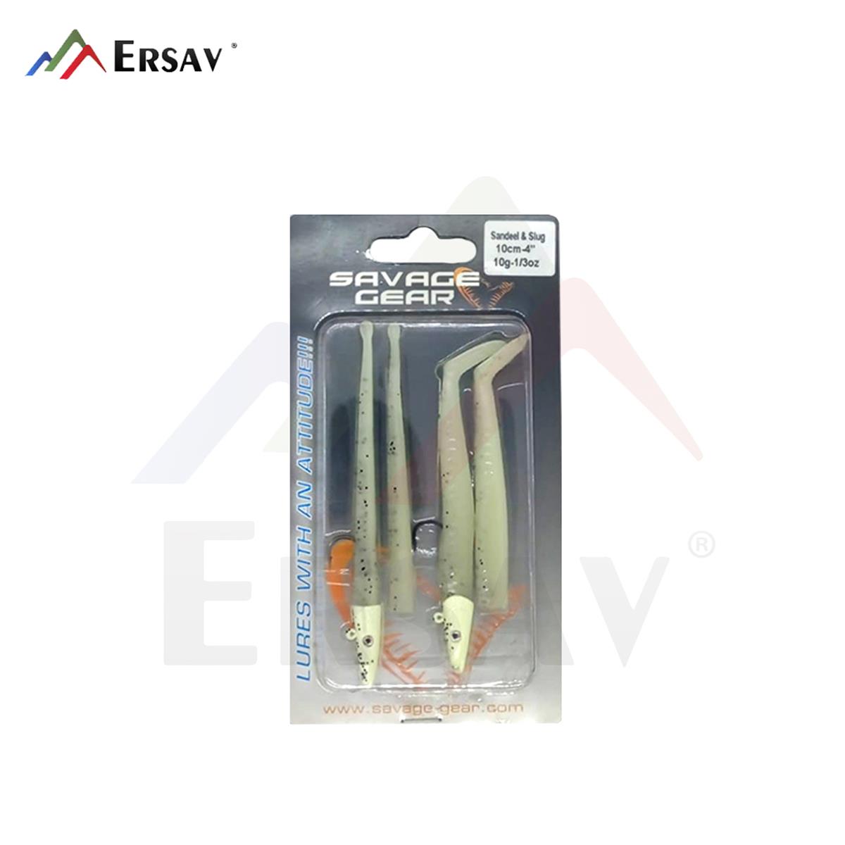 Savage Gear Sandeel and Slug 10 cm 10 gr 4+2 Pcs C:19G