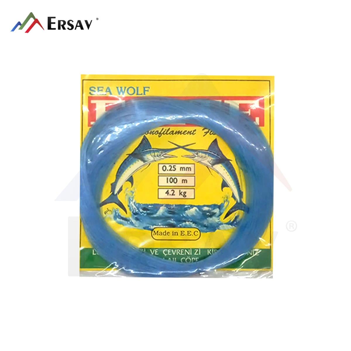 Sea Wolf Elite 0.30 mm 6.1 kg 100 m Misina Deniz Mavi