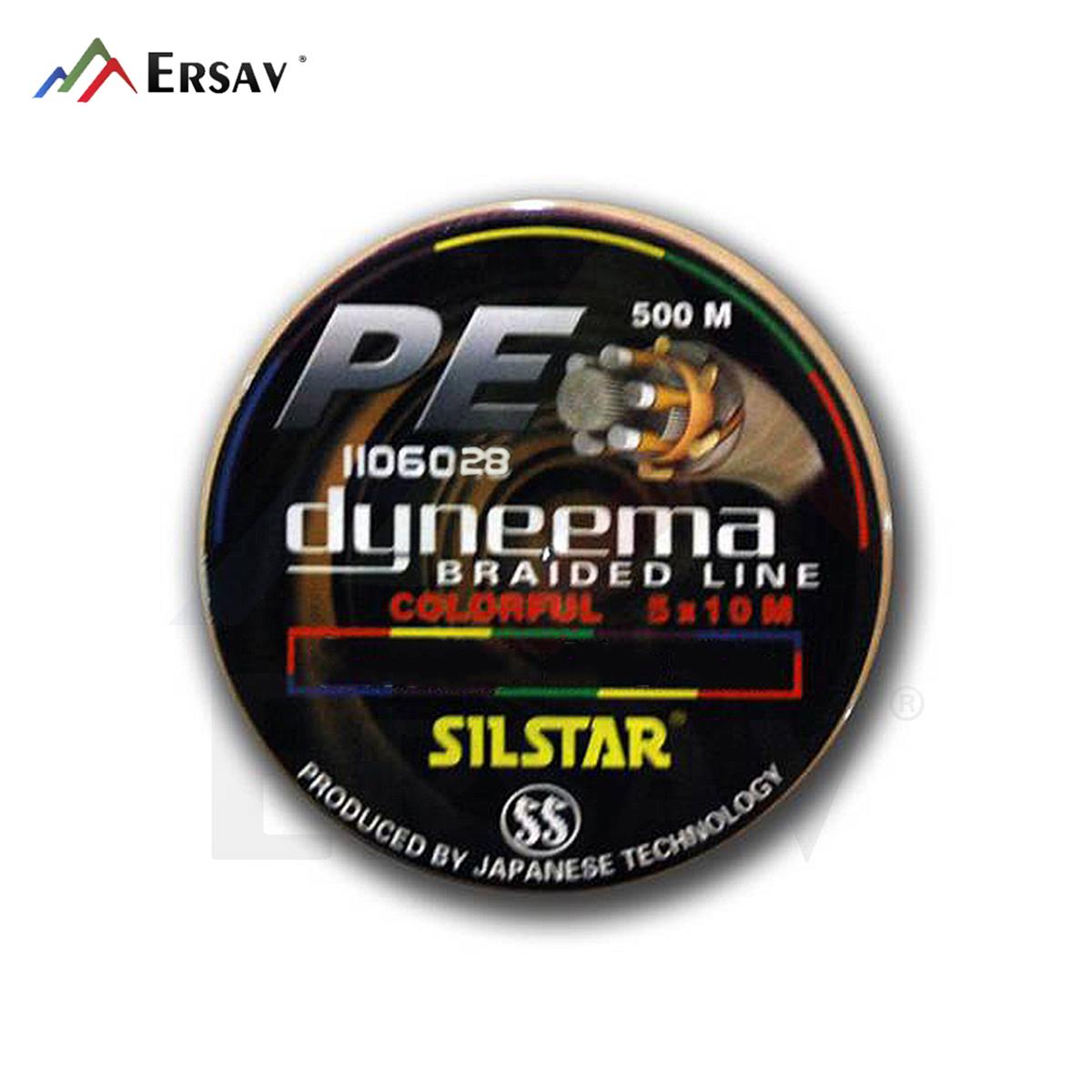 Silstar Dyneema 0.286 mm 500 m Multi Color İp Misina