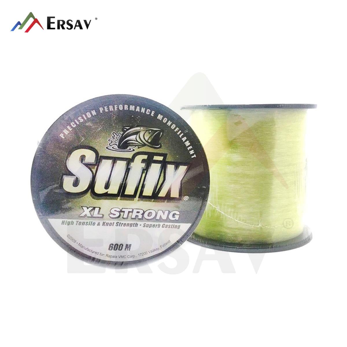 Sufix XL Strong Naylon 0.23 mm 4.4 kg 600 m Limon Yeşili Bobin Misina