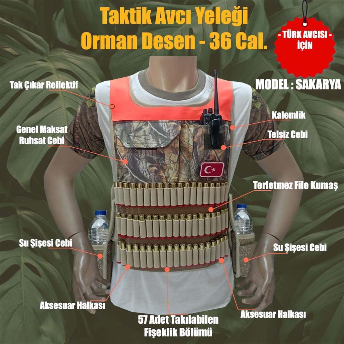 Taktik Avcı Yelek File Orman Sakarya - 36 Cal.Taktik Avcı Yelek File Orman Sakarya - 36 Cal.