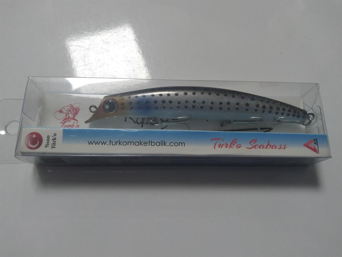 Turko Seabass 120 mm 19 gr Floating Sahte Balık TR54