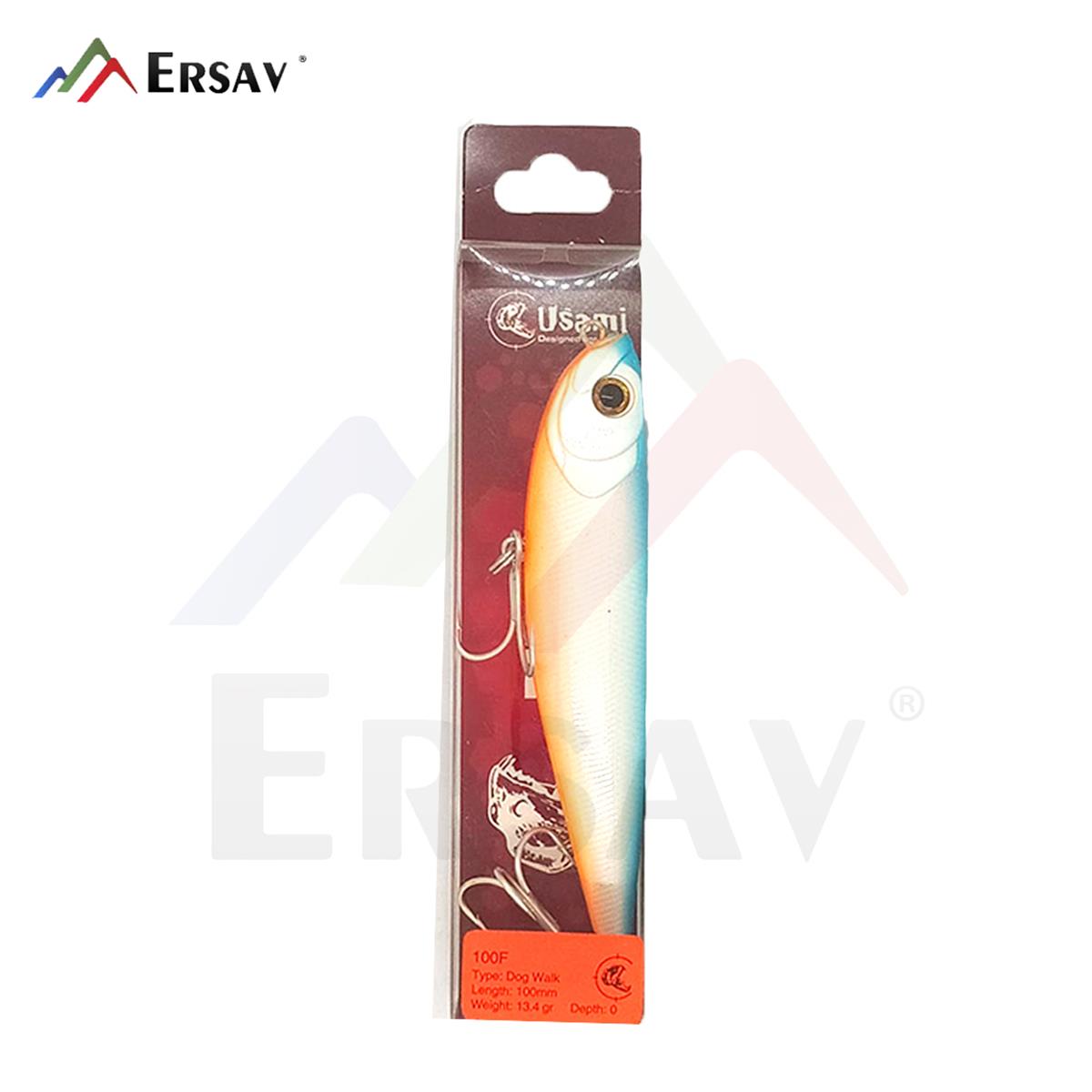 Usami Puppy Walk 100F 13.4 gr Dog Walk Sahte Balık C:604