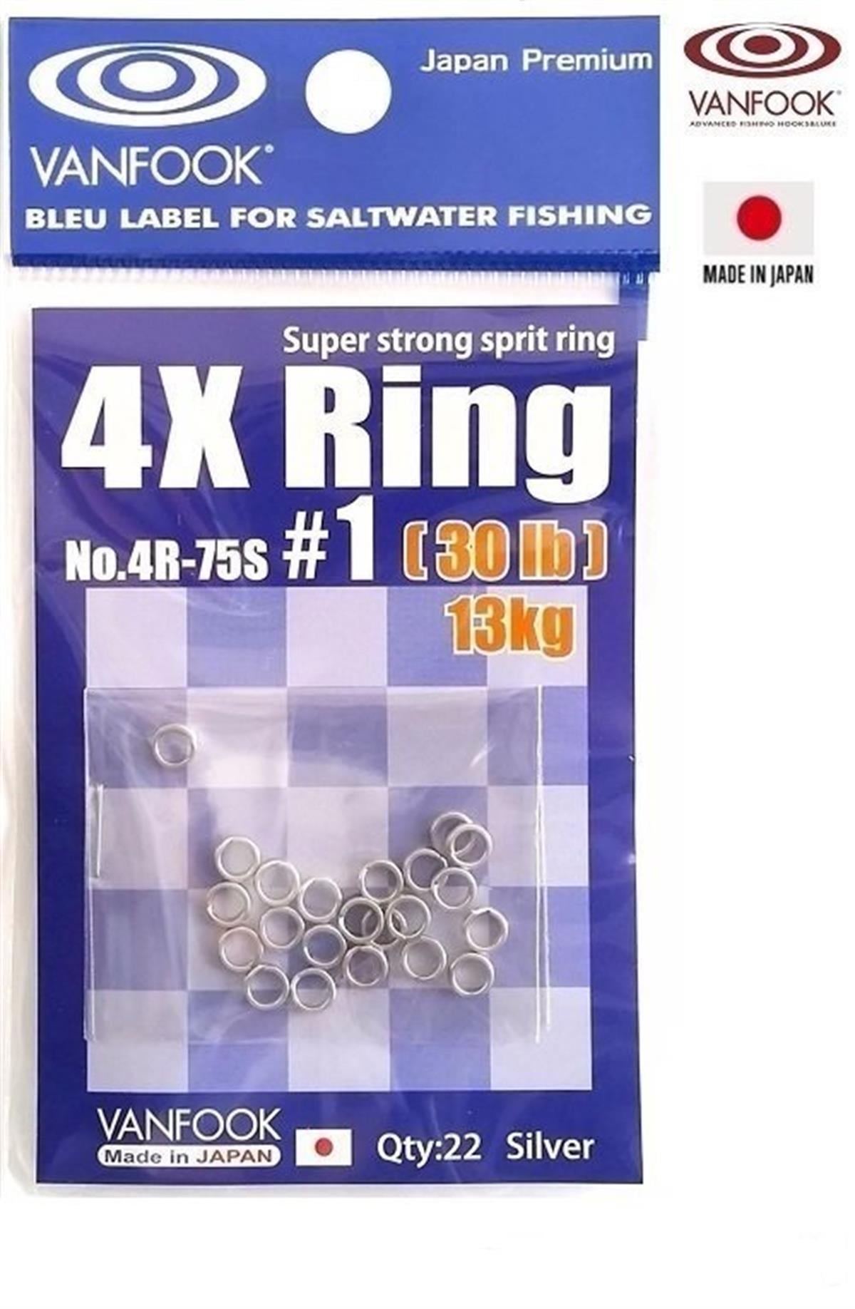 Vanfook Split Ring 4R-75S Halka No:1
