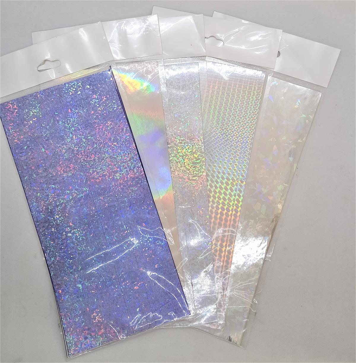 Yaldız Hologramlı Etiket 2 Li 12 x 25 cm No:9