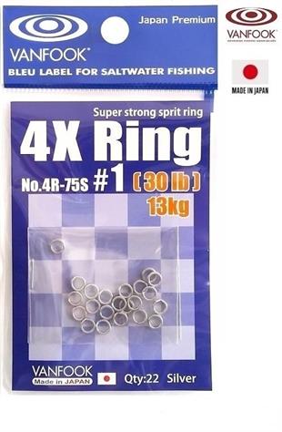 Vanfook Split Ring 4R-75S Halka No:1