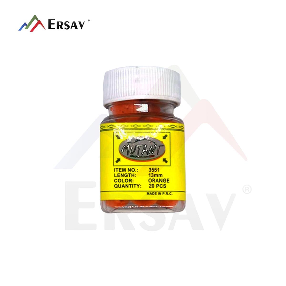 3551 Walker Boilie 1.3 cm 20 Parça Koyu Turuncu