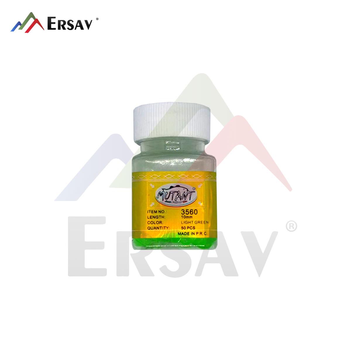 3560 Mutant Mısır 1 cm 0.4 gr 50 Parça Parlak Yeşil