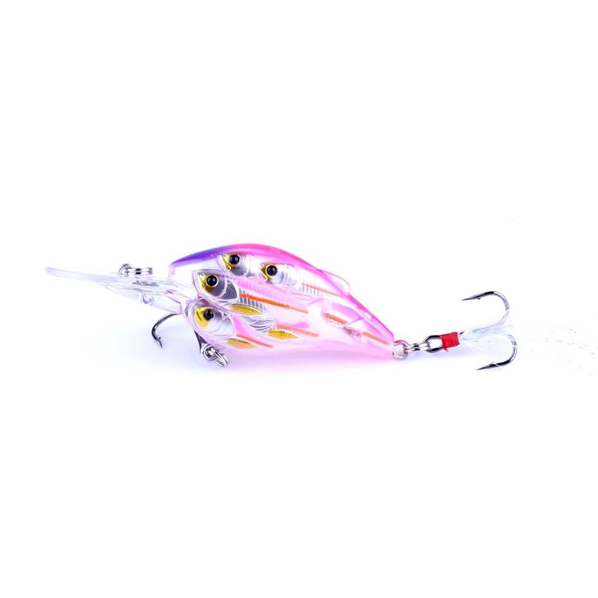 Albastar Livetarget 80 mm Pembe Maket Balık Sürüsü