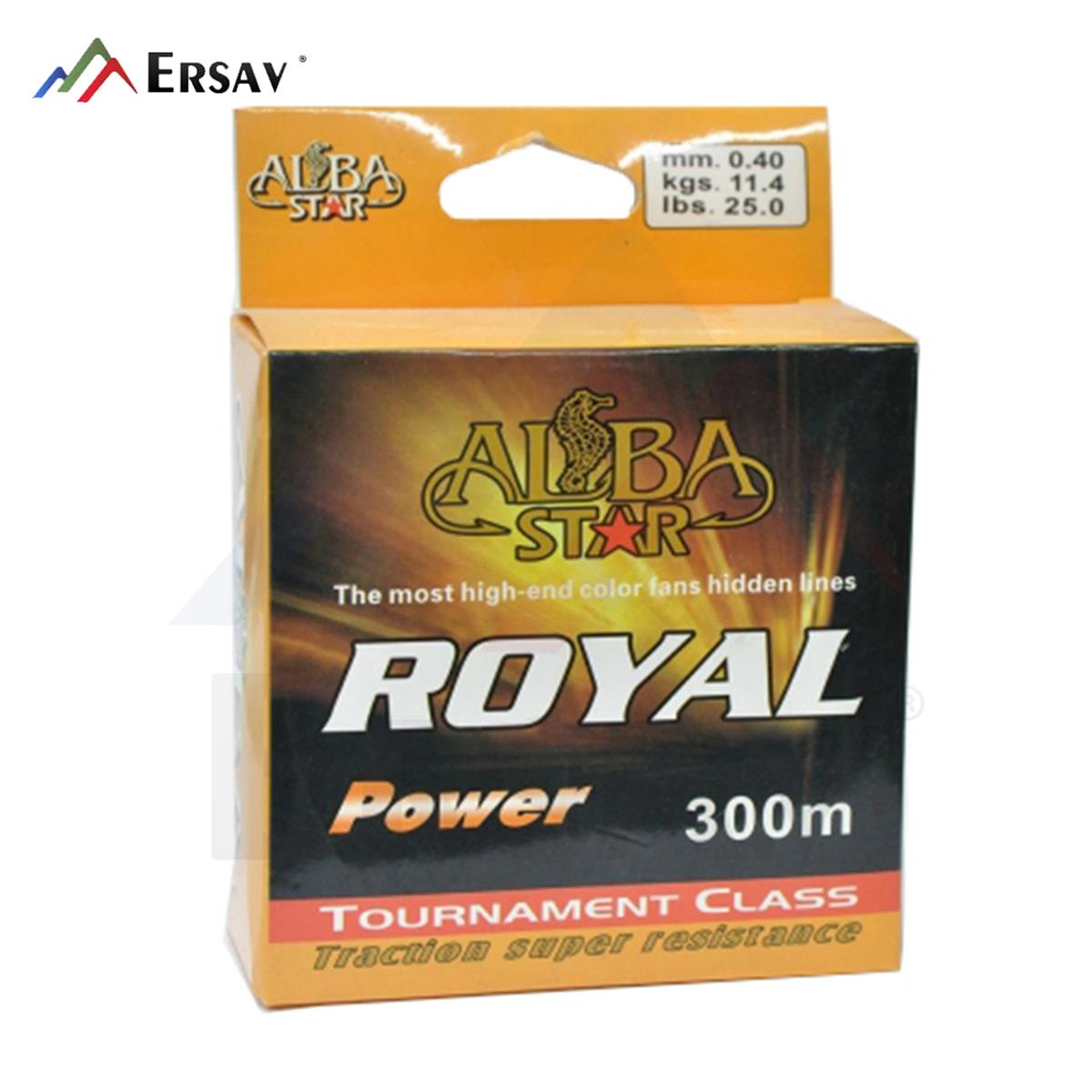 AlbaStar Royal Power 0.40 mm 11.40 kg 300 m Naylon Misina 