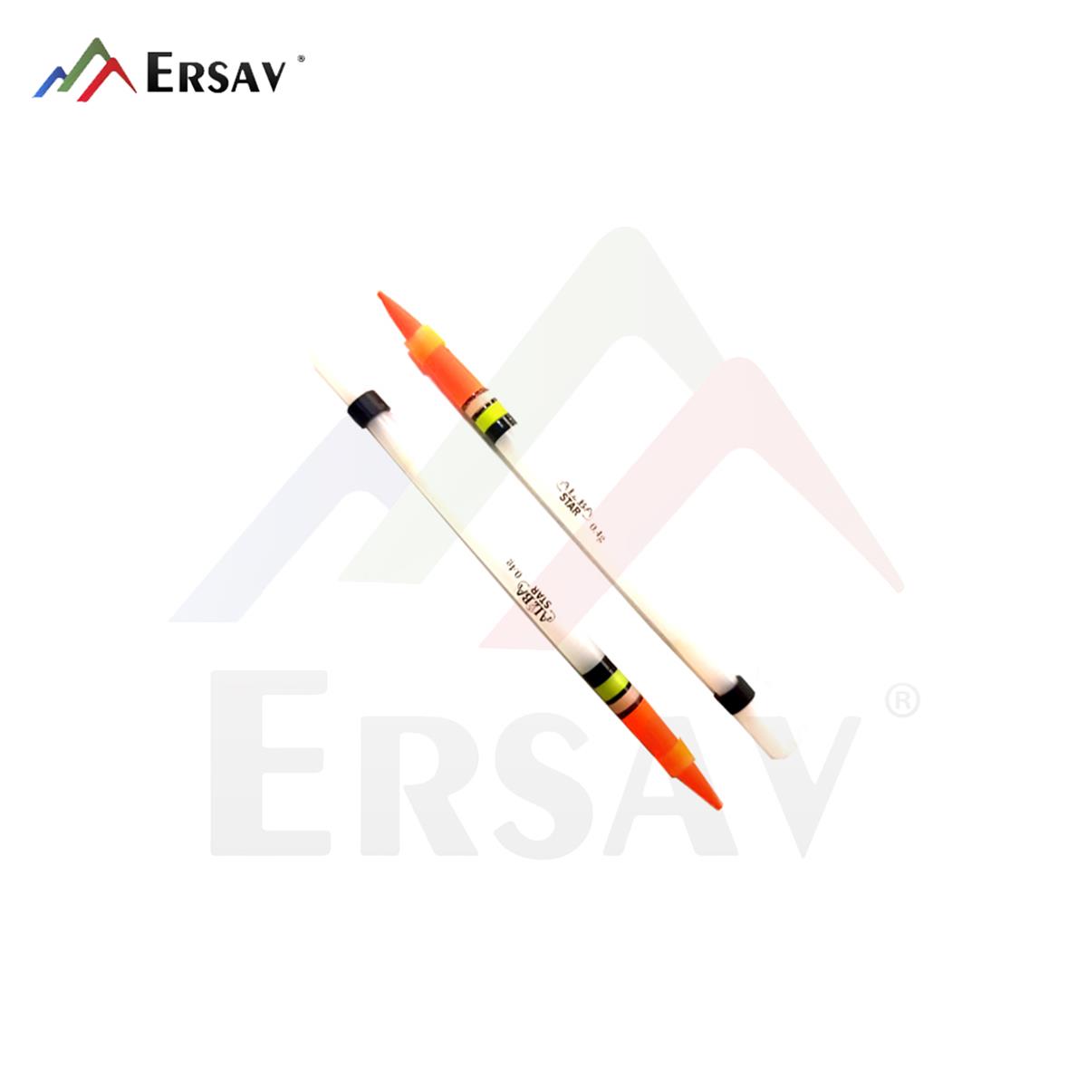 Albastar Şamandıra Plastik Kalem 0,4 gr. Boy 10 cm 2.li paket