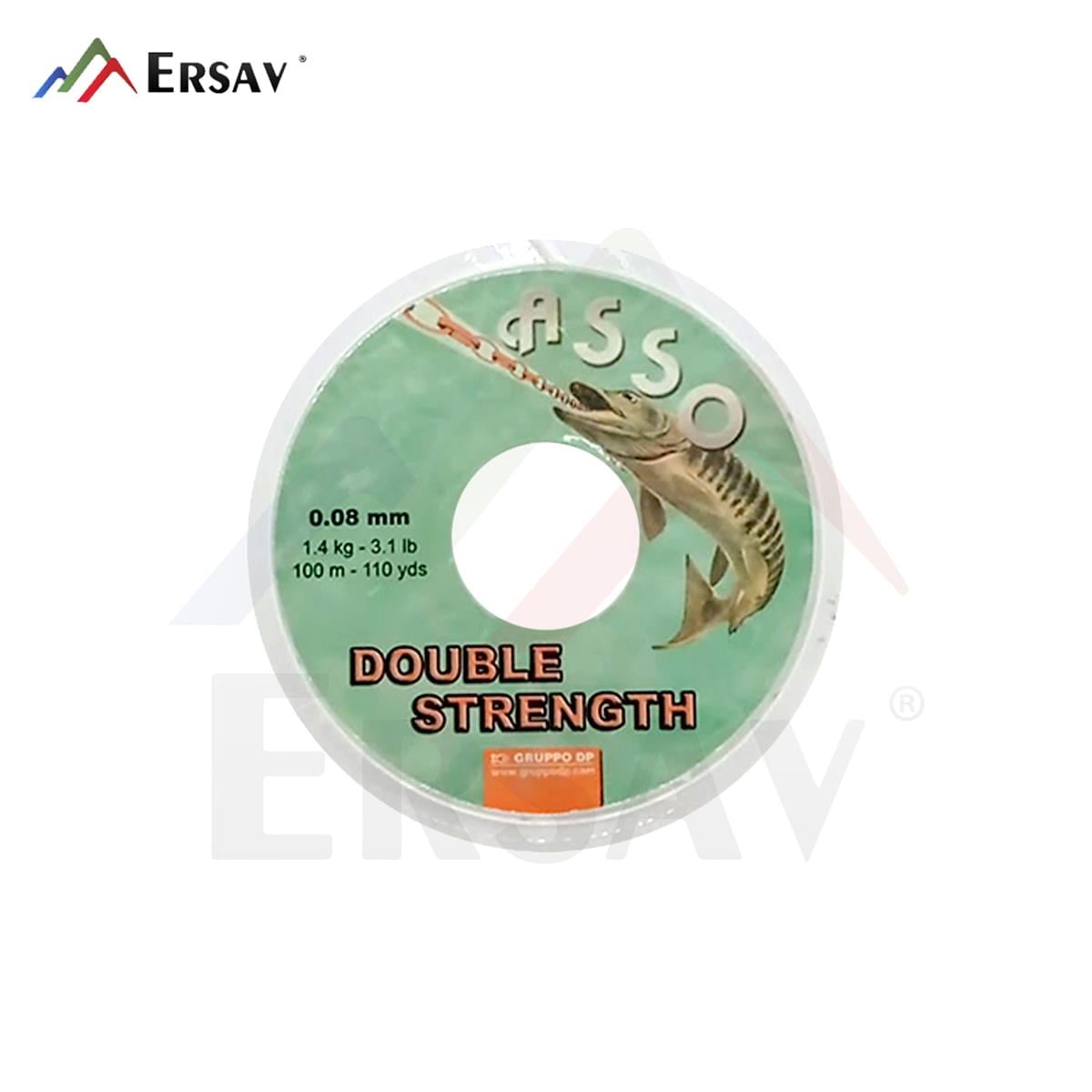 Asso Double Strenght 0.08 mm 1.4 kg 100 m Misina