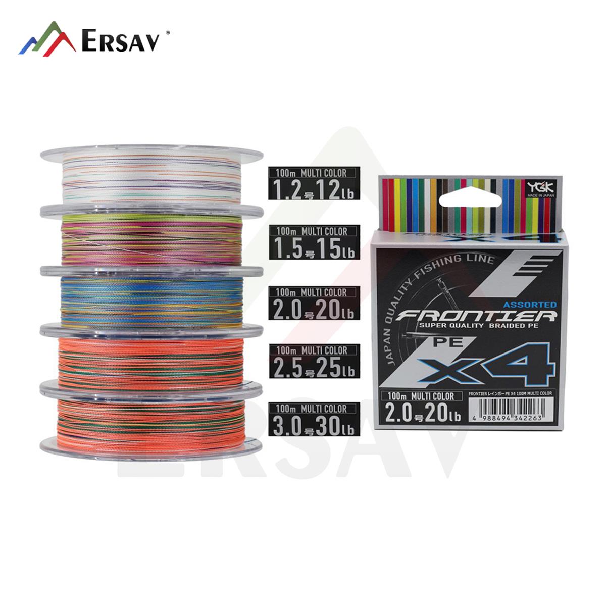 Assorted Frontier Pe X4 MC 20 LB 100 M