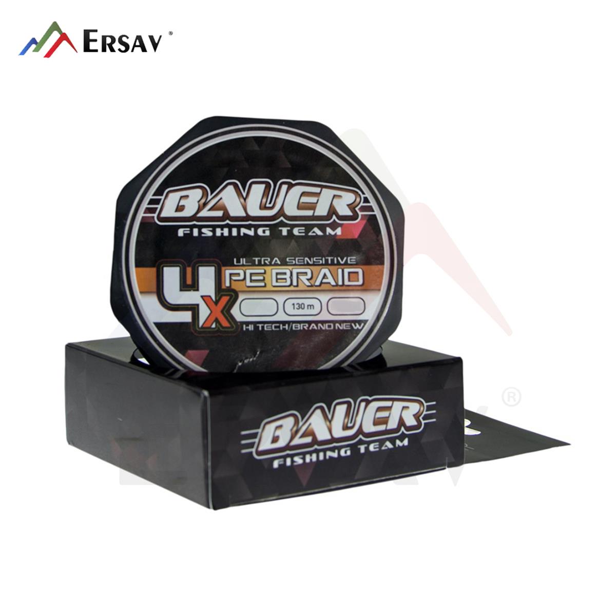 Bauer 4x Pe Braid 0.10 mm 3.5 kg 130 m Yeşil İp Misina