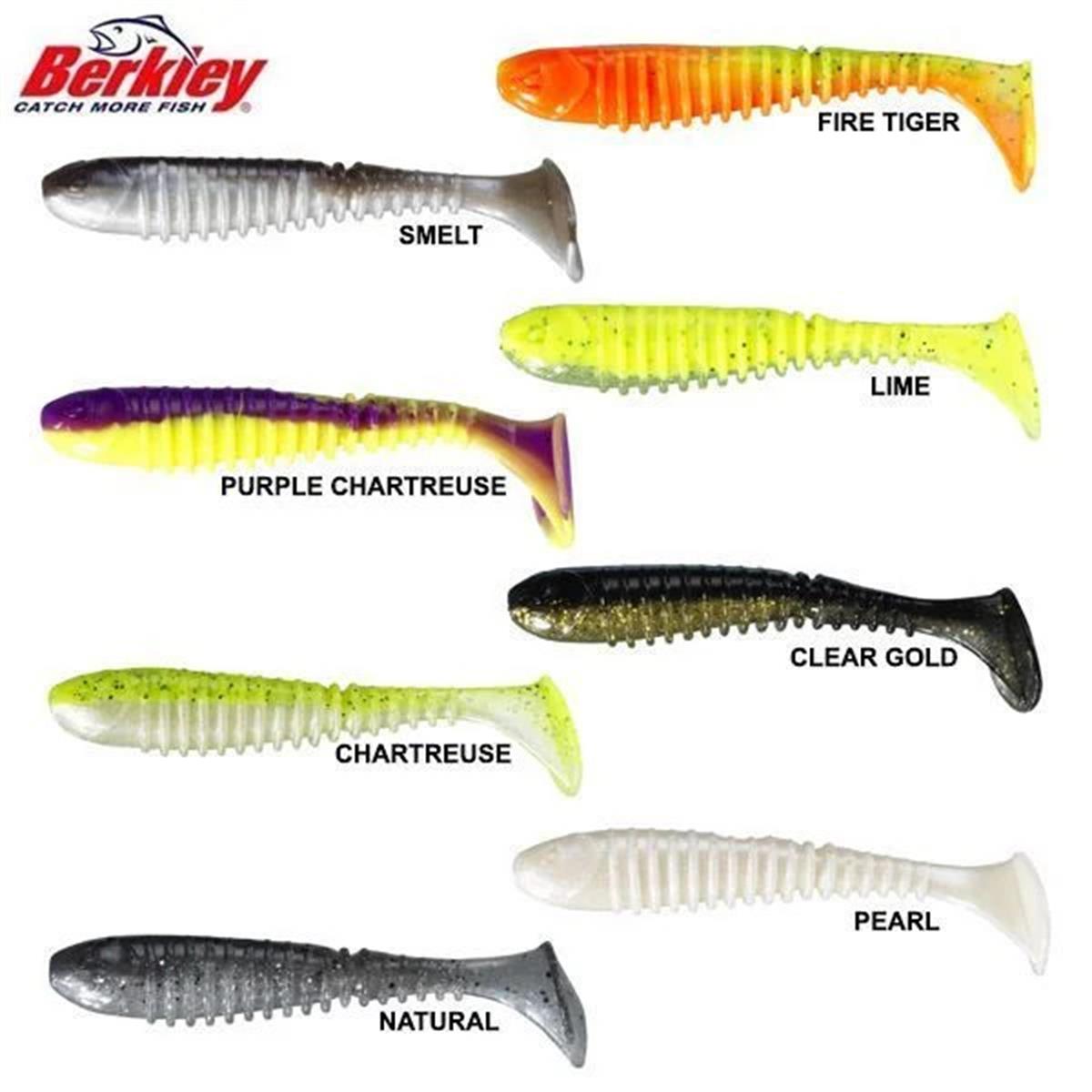 Berkley Flex Rib Shad 10 cm Pearl İğnesiz Silikon Balık