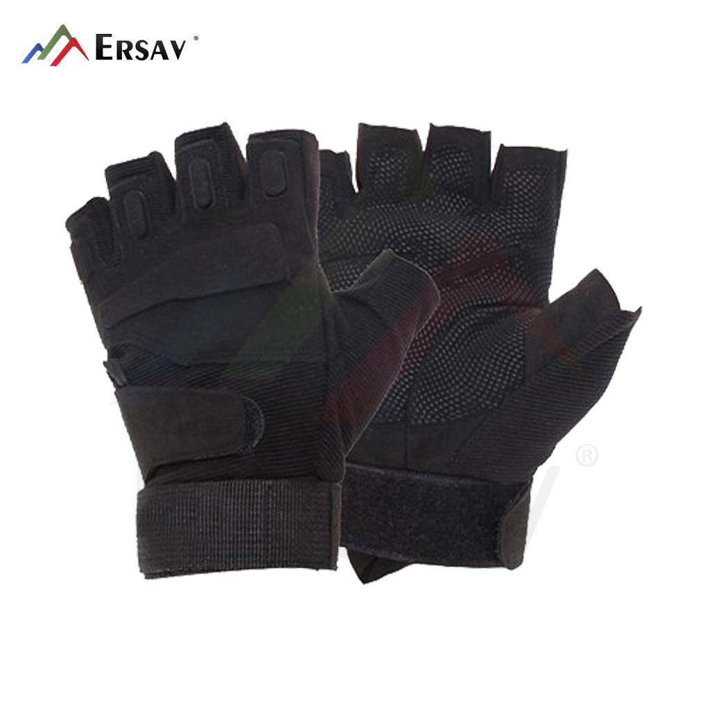 BlackHawk Tactical Siyah Kısa Parmak Eldiven XL