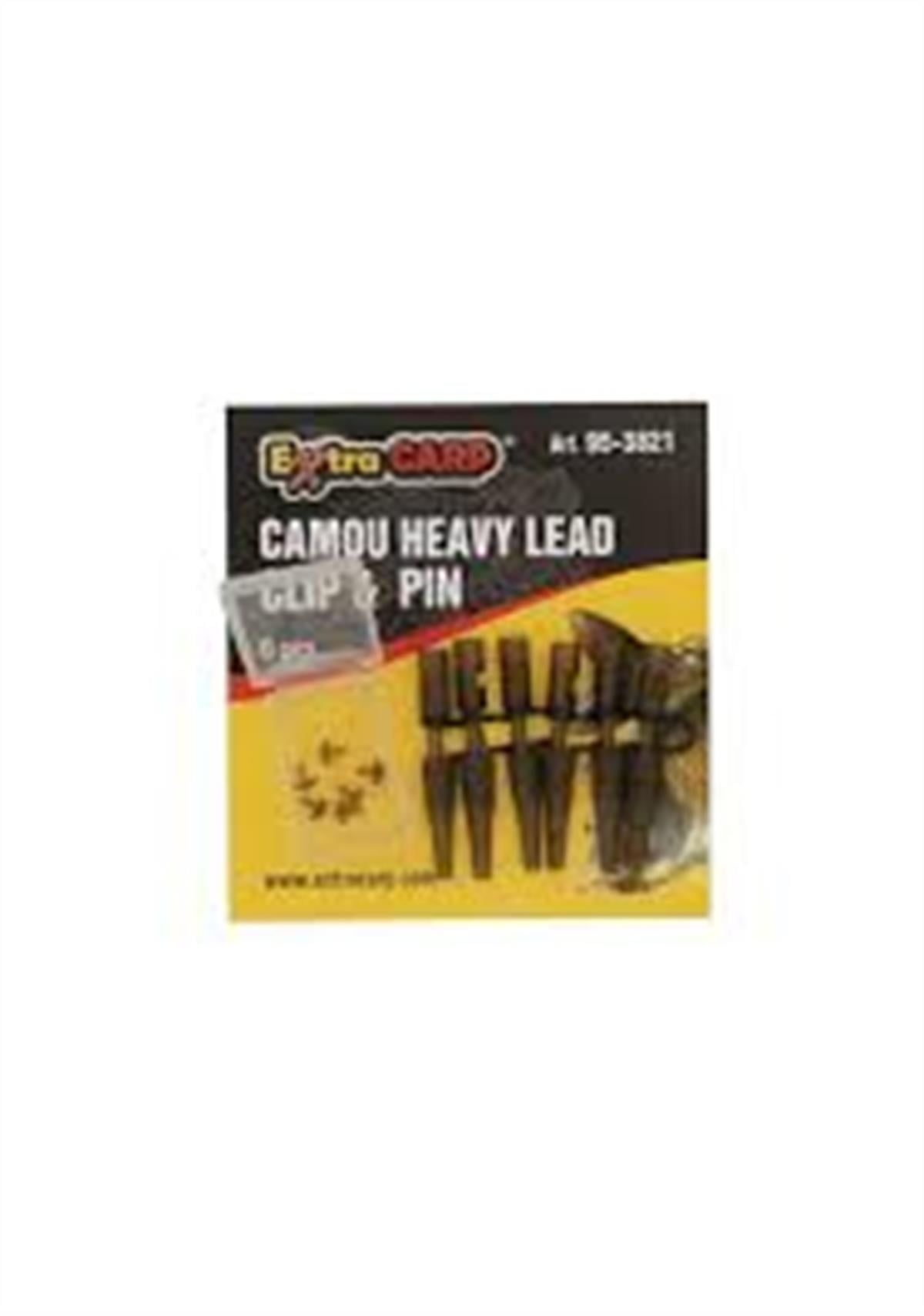 Camou Heavy Lead Clip & Pin 6
