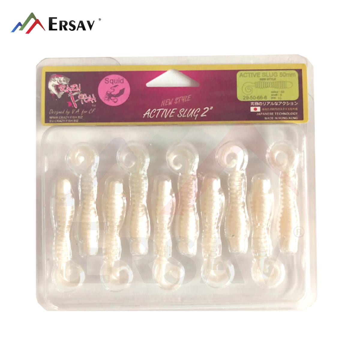 Crazy Fish Active Slug 2 50 mm Silikon Yem C:66