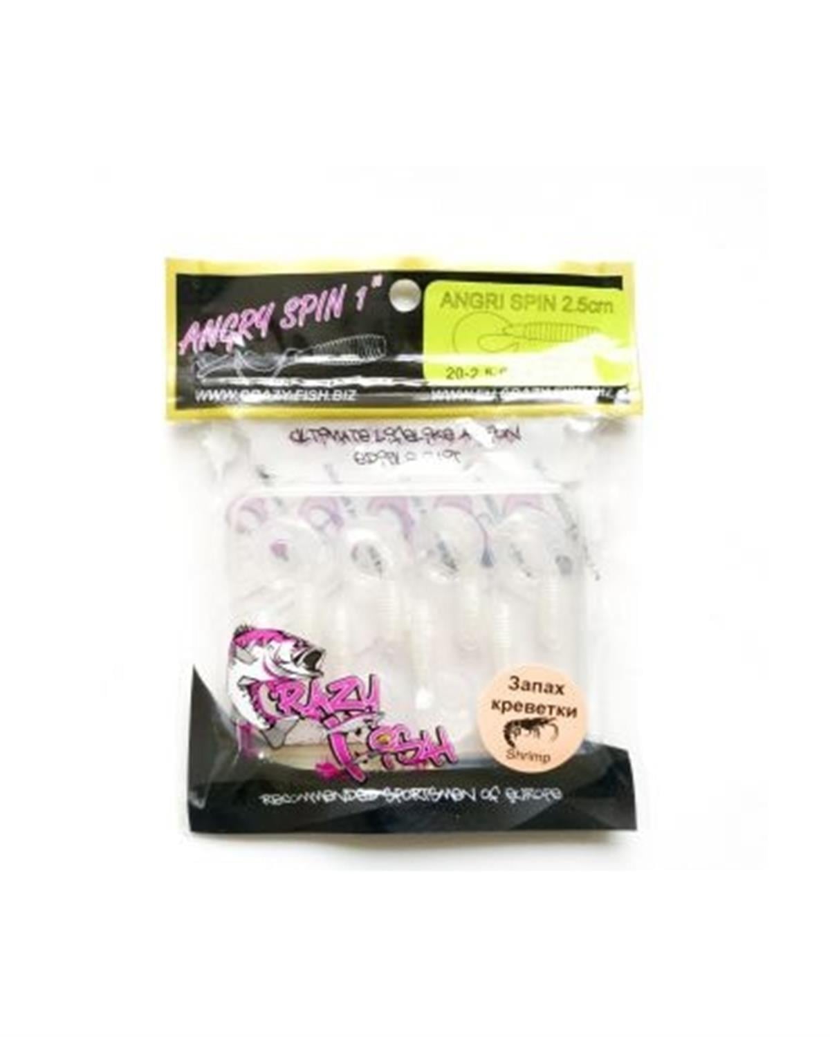 Crazy Fish Angry Spin 1 25 mm Silikon Yem C:62