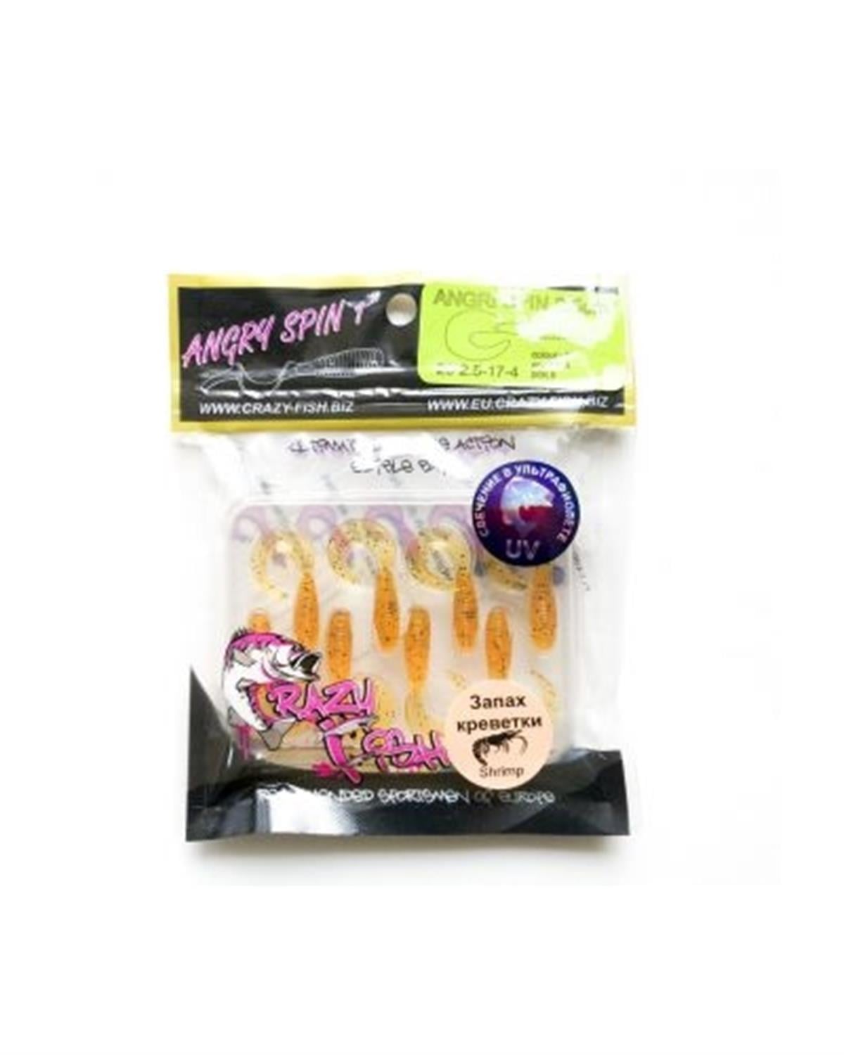 Crazy Fish Angry Spin 1 25 mm Silikon Yem C:17-4