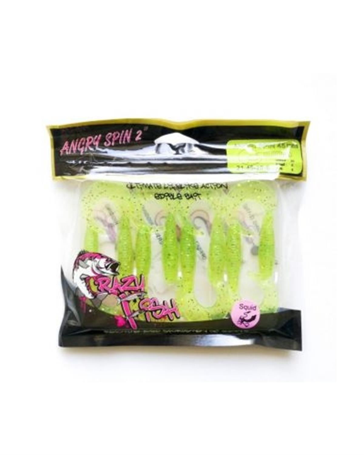 Crazy Fish Angry Spin 2 45 mm Silikon Yem C:20