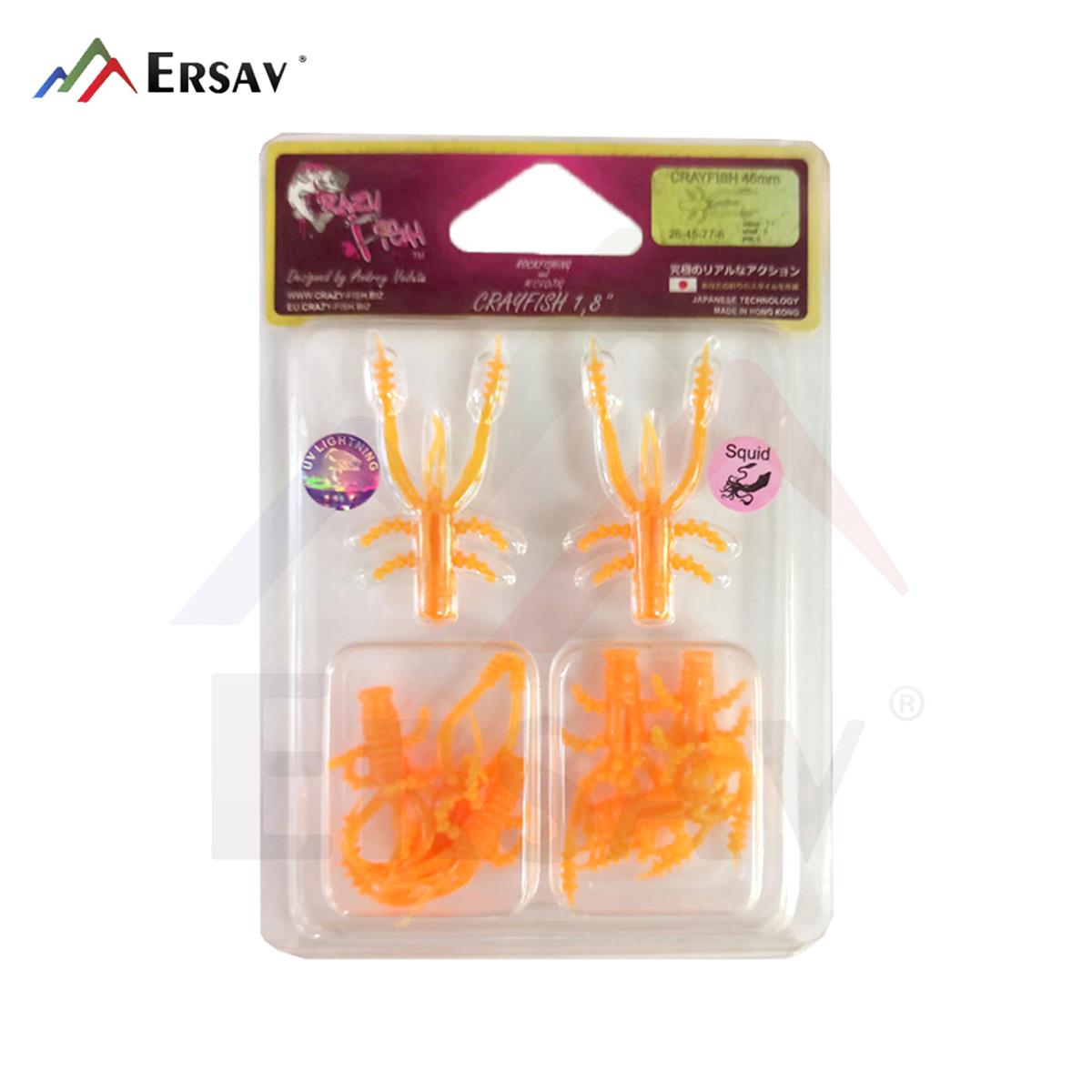 Crazy Fish CrayFish 1.8 45 mm Silikon Yem C:77