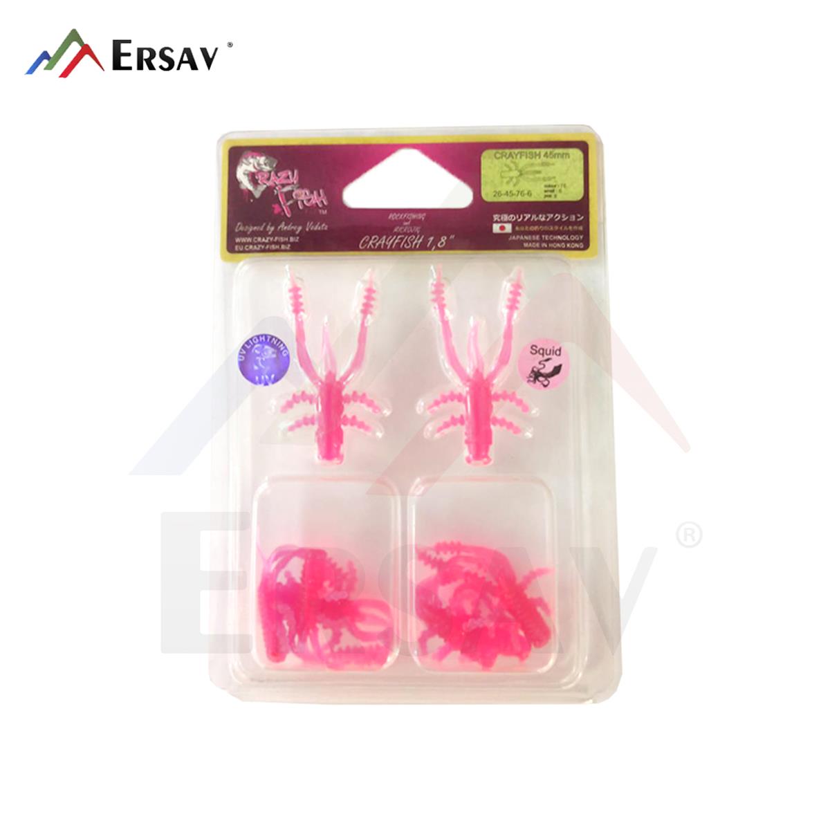 Crazy Fish CrayFish 1.8 45 mm Silikon Yem C:76