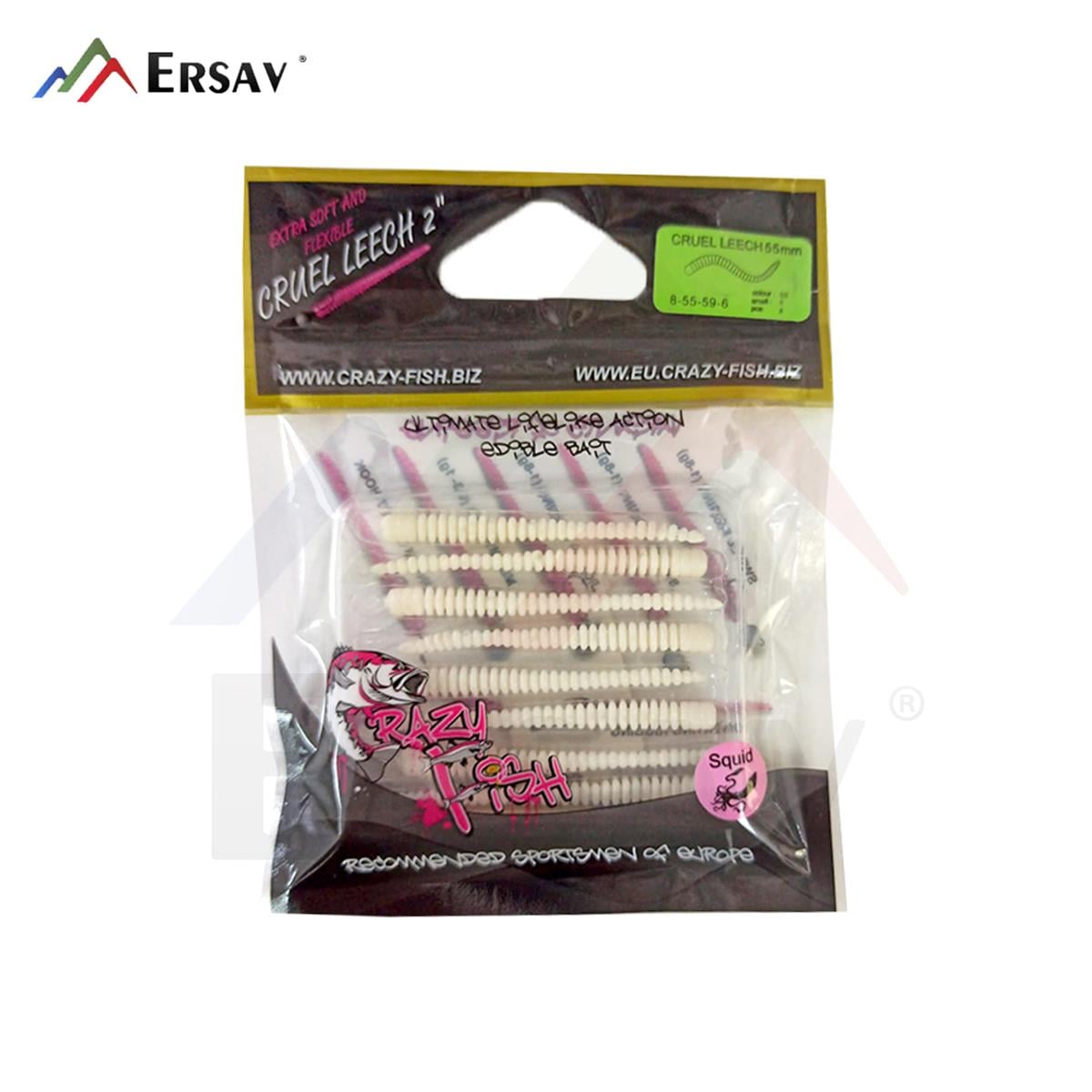 Crazy Fish Cruel Leech 2 55 mm Silikon Yem C:59