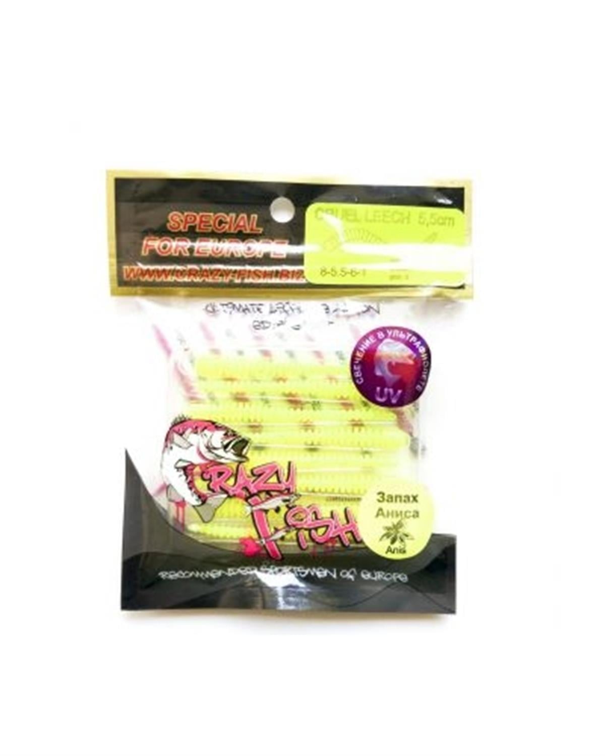 Crazy Fish Cruel Leech 2 55 mm Silikon Yem C:06