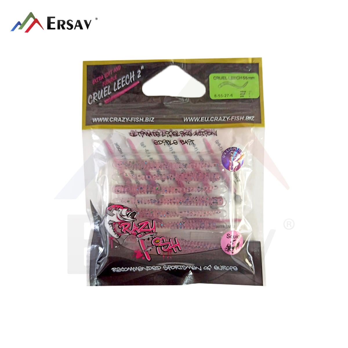 Crazy Fish Cruel Leech 2 55 mm Silikon Yem C:27