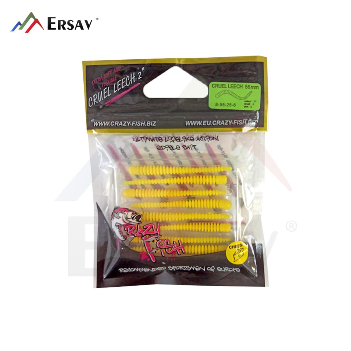 Crazy Fish Cruel Leech 2 55 mm Silikon Yem C:03-8