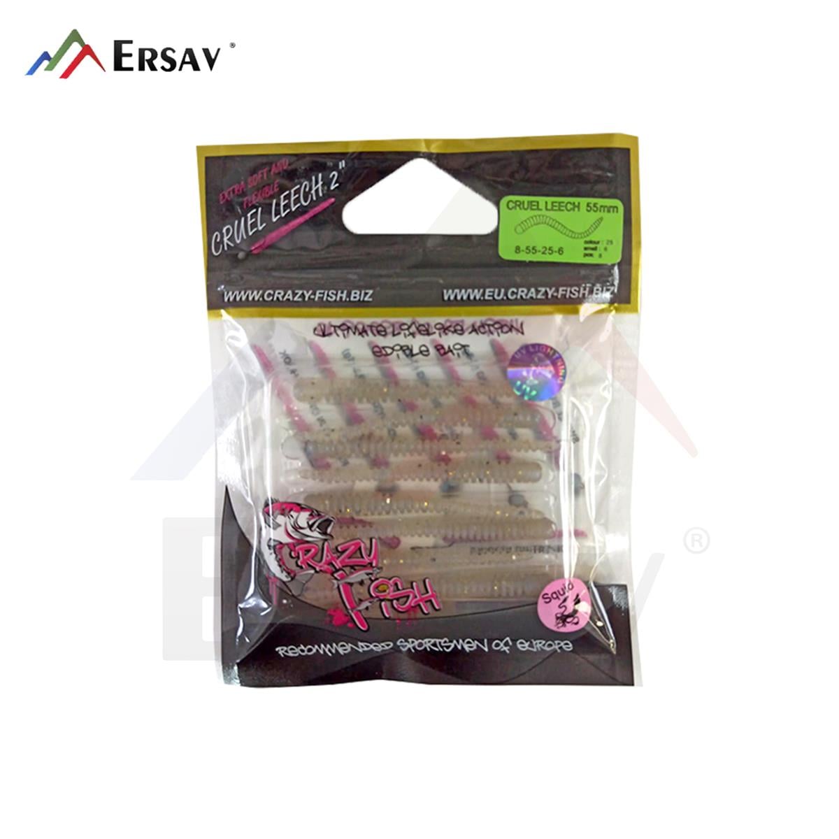 Crazy Fish Cruel Leech 2 55 mm Silikon Yem C:25-1