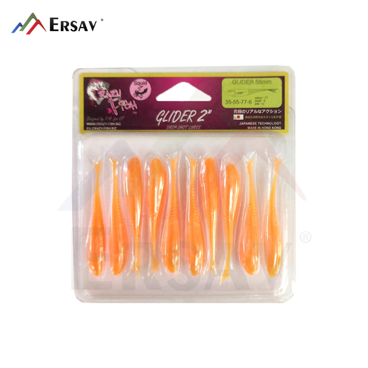 Crazy Fish Glider 2 55 mm Floating Yem C:77