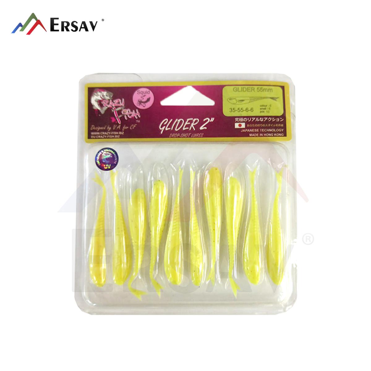 Crazy Fish Glider 2 55 mm Floating Yem C:06