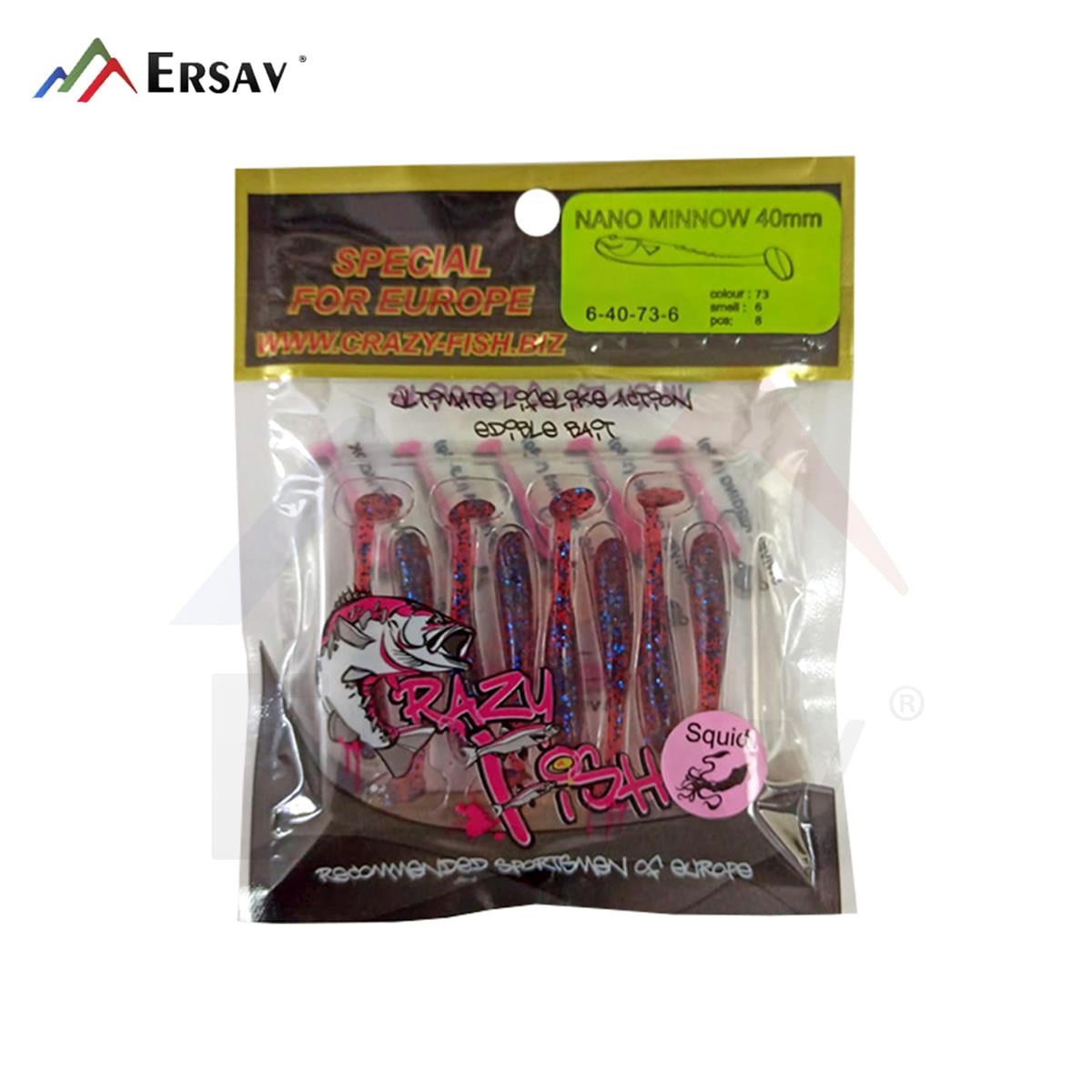Crazy Fish Nano Minnow 1.6 40 mm Silikon Yem C:73