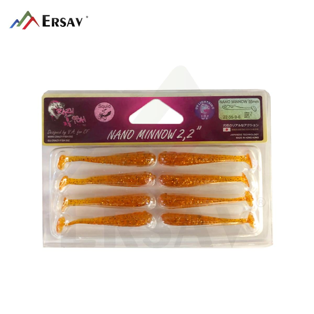 Crazy Fish Nano Minnow 2.2 55 mm Silikon Yem C:09