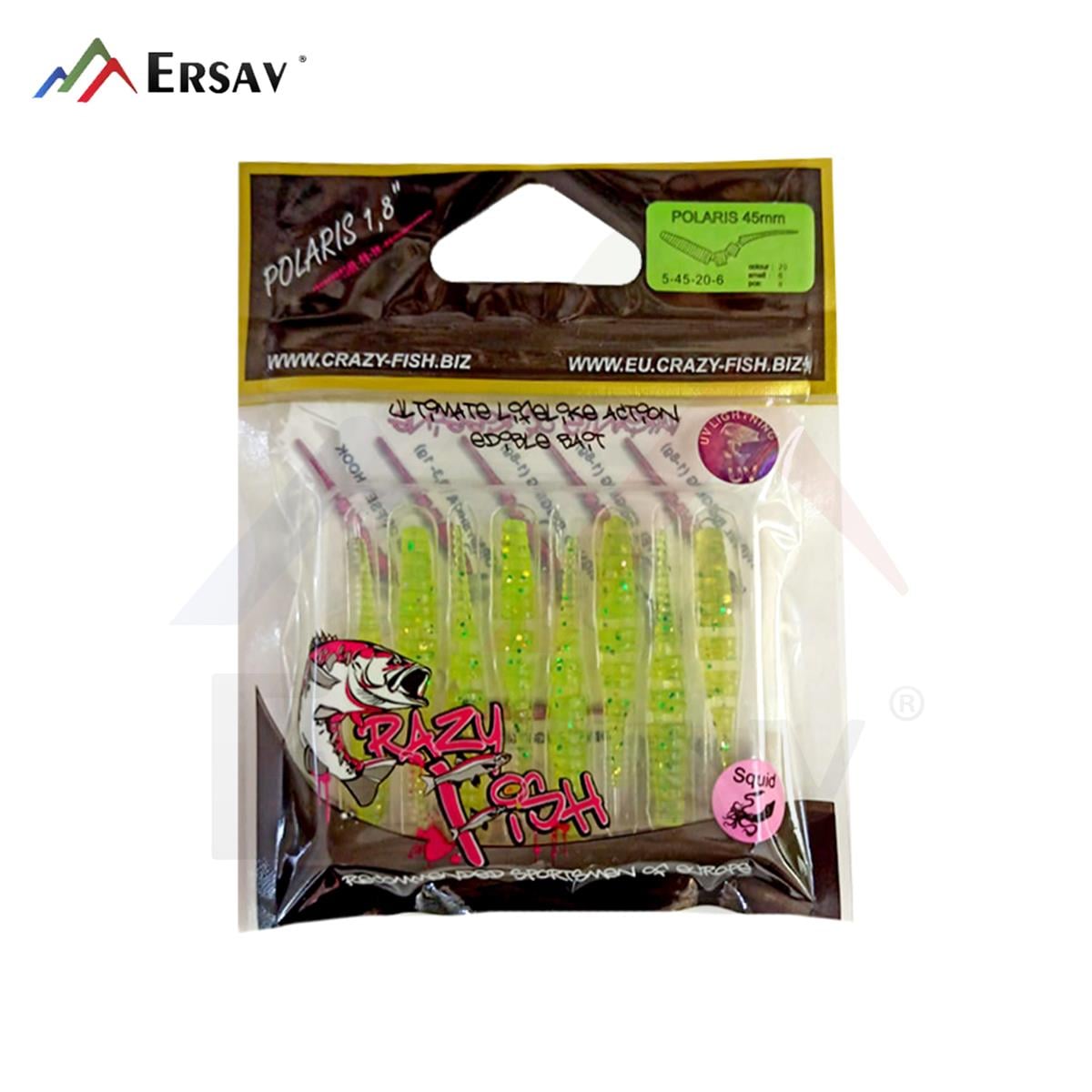 Crazy Fish Polaris 1.8 45 mm Silikon Yem C:20